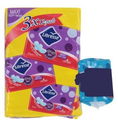 Libresse夜用卫生巾32公分 （有翼）3包